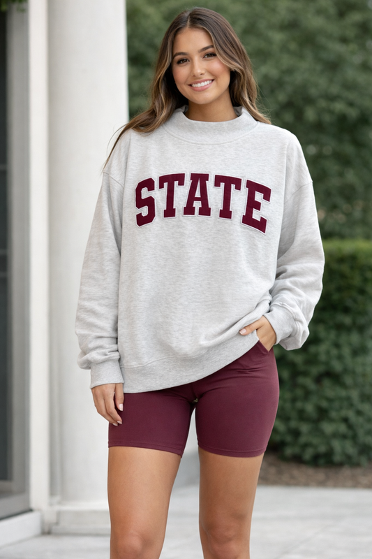 Mississippi State Mockneck Sweatshirt